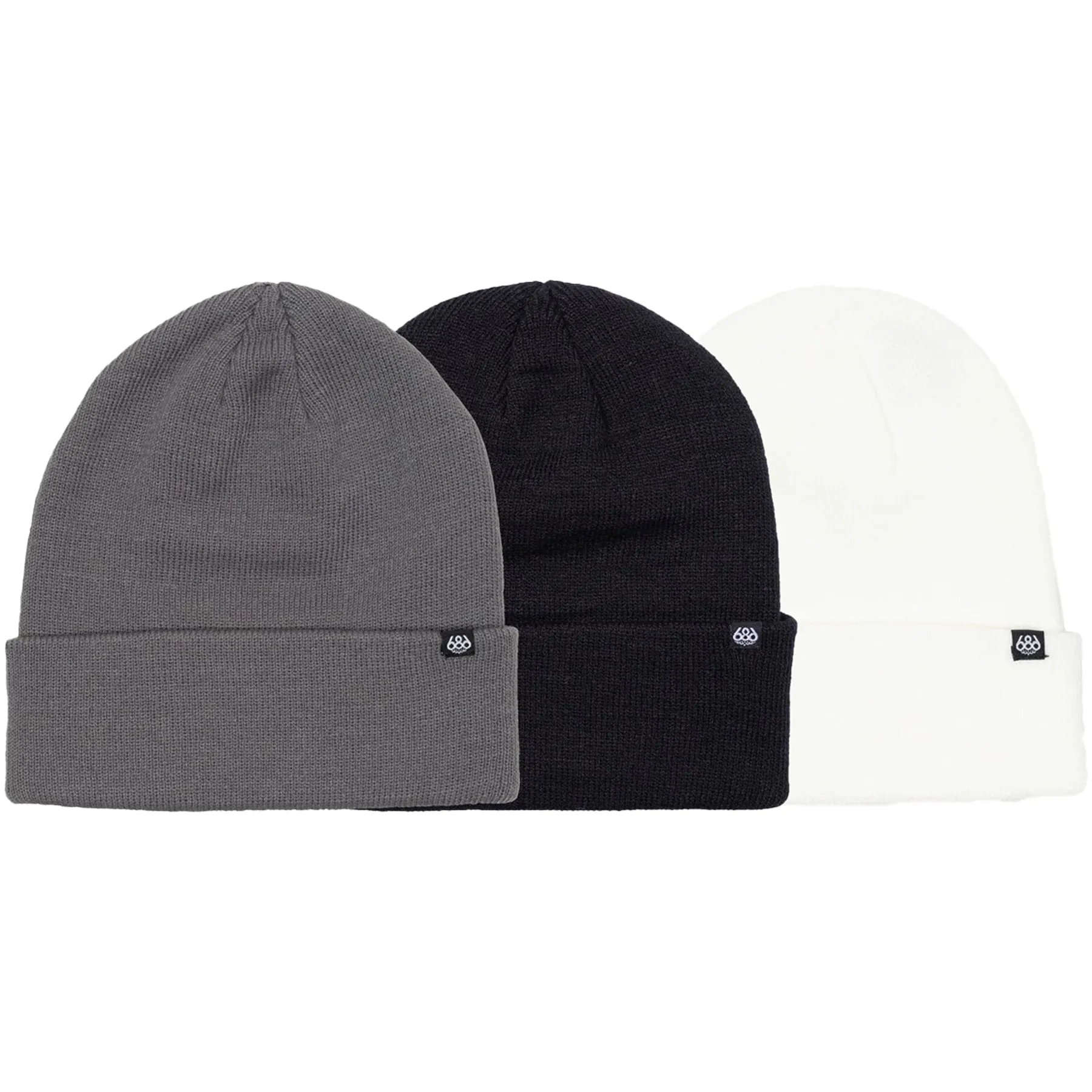 686 Standard Roll Up Beanie 3 Pack