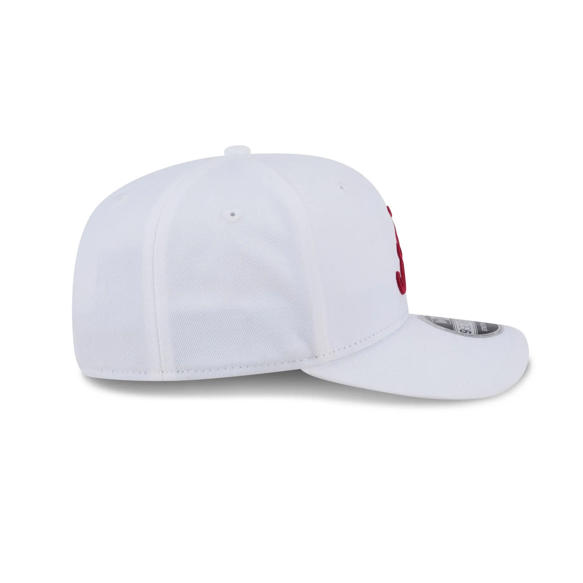 Alabama Crimson Tide Basic White 9SEVENTY Stretch-Snap Hat