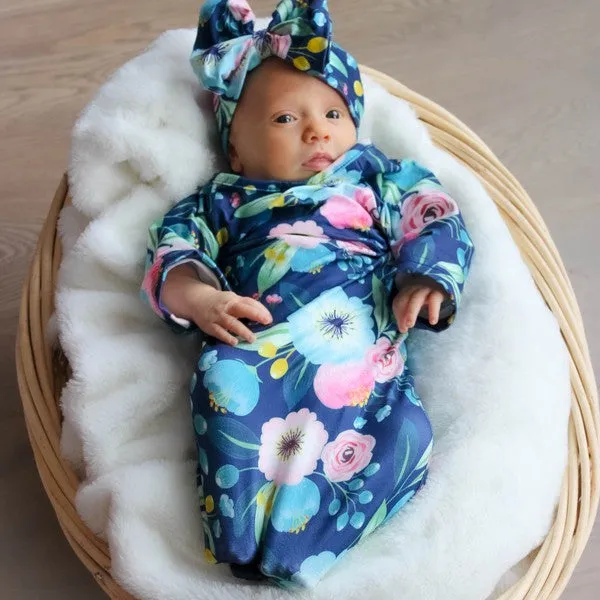 AS101 BABY NEWBORN SACK GOWN