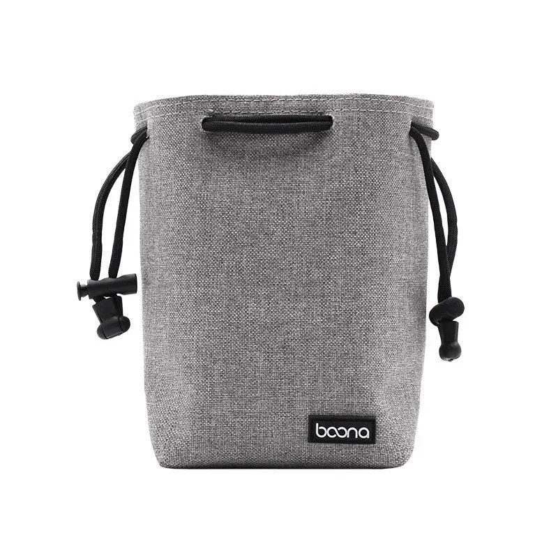 BOONA  Camera Bag Lens Bag Camera Pouch Lens Case  Drawstring Pouch for DSLR Nikon Canon Sony Pentax Waterproof Velvet Protect