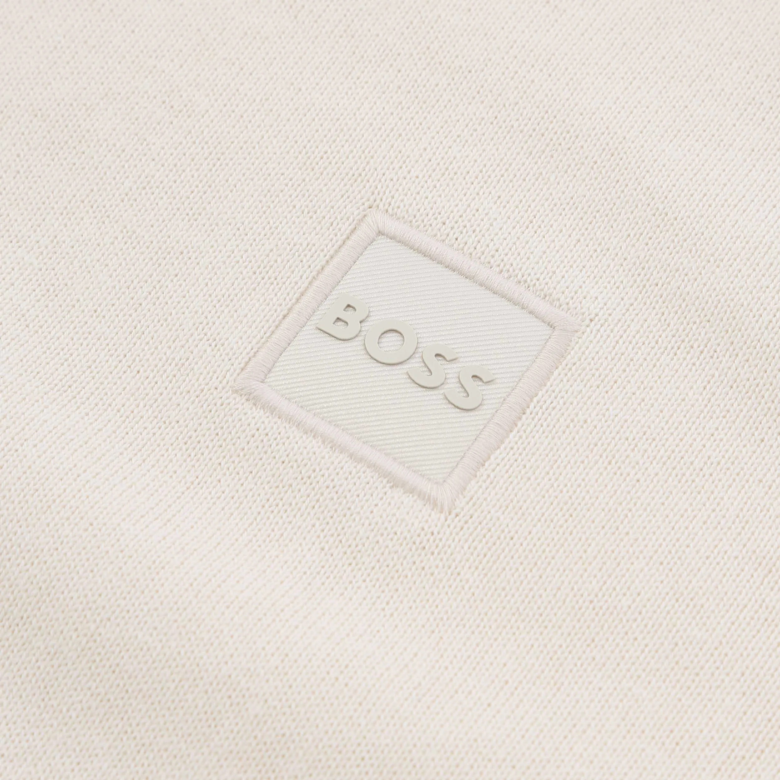 BOSS Kanovano Knitwear in Open White