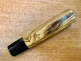 Custom Japanese Knife handle (wa handle) - Olivewood and horn