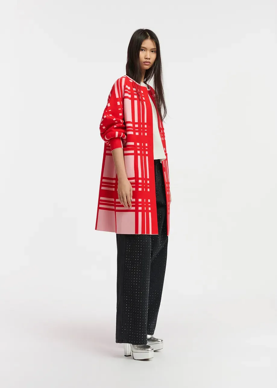 Essentiel Antwerp Flow Jacket in cherry Red