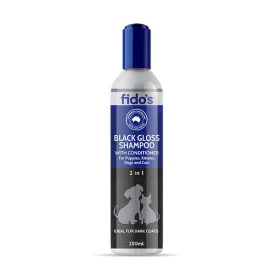 Fido's Black Gloss 2 in 1 Shampoo & Conditioner 250ml