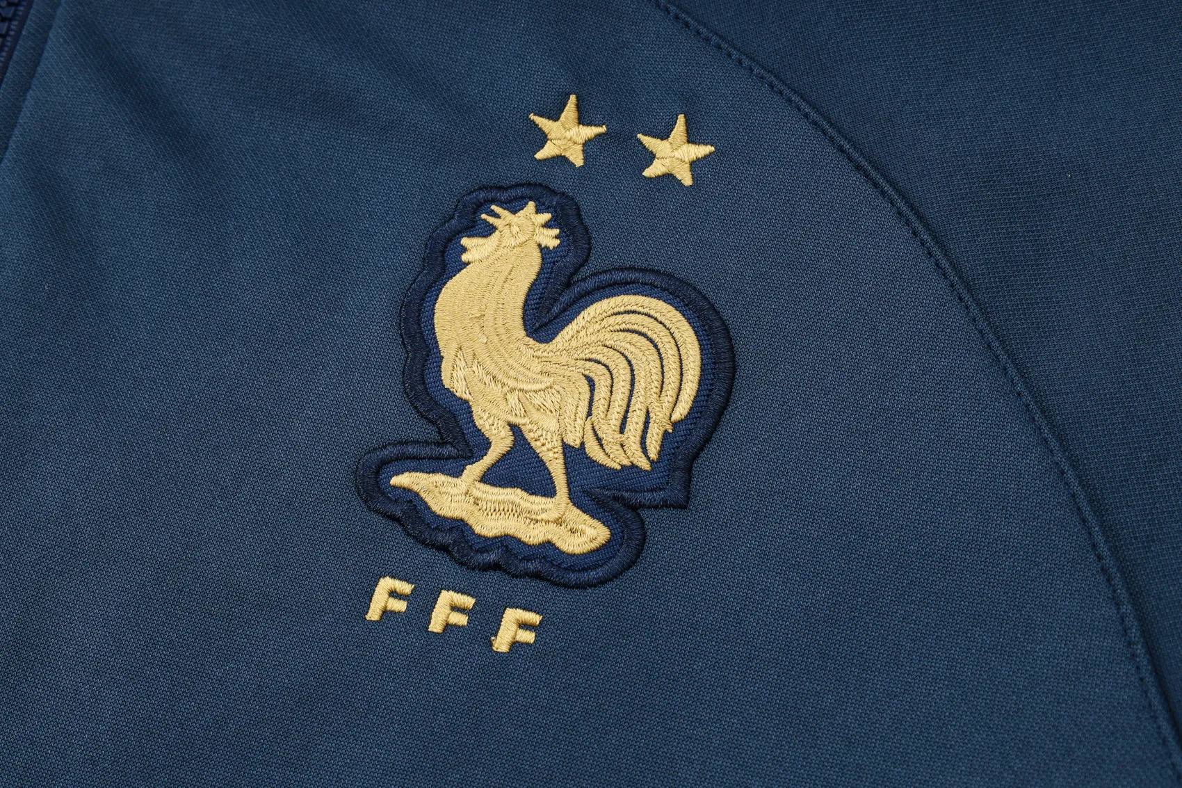 France Dark Blue and Gold Tracksuit