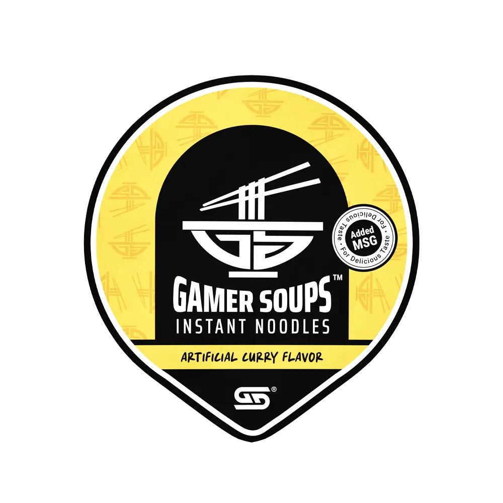 Gamer Soups Instant Noodles - Curry (Single Cup)