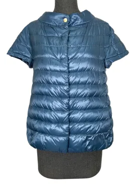 Herno Cap Sleeve Quilted Down Puffer Jacket Size M