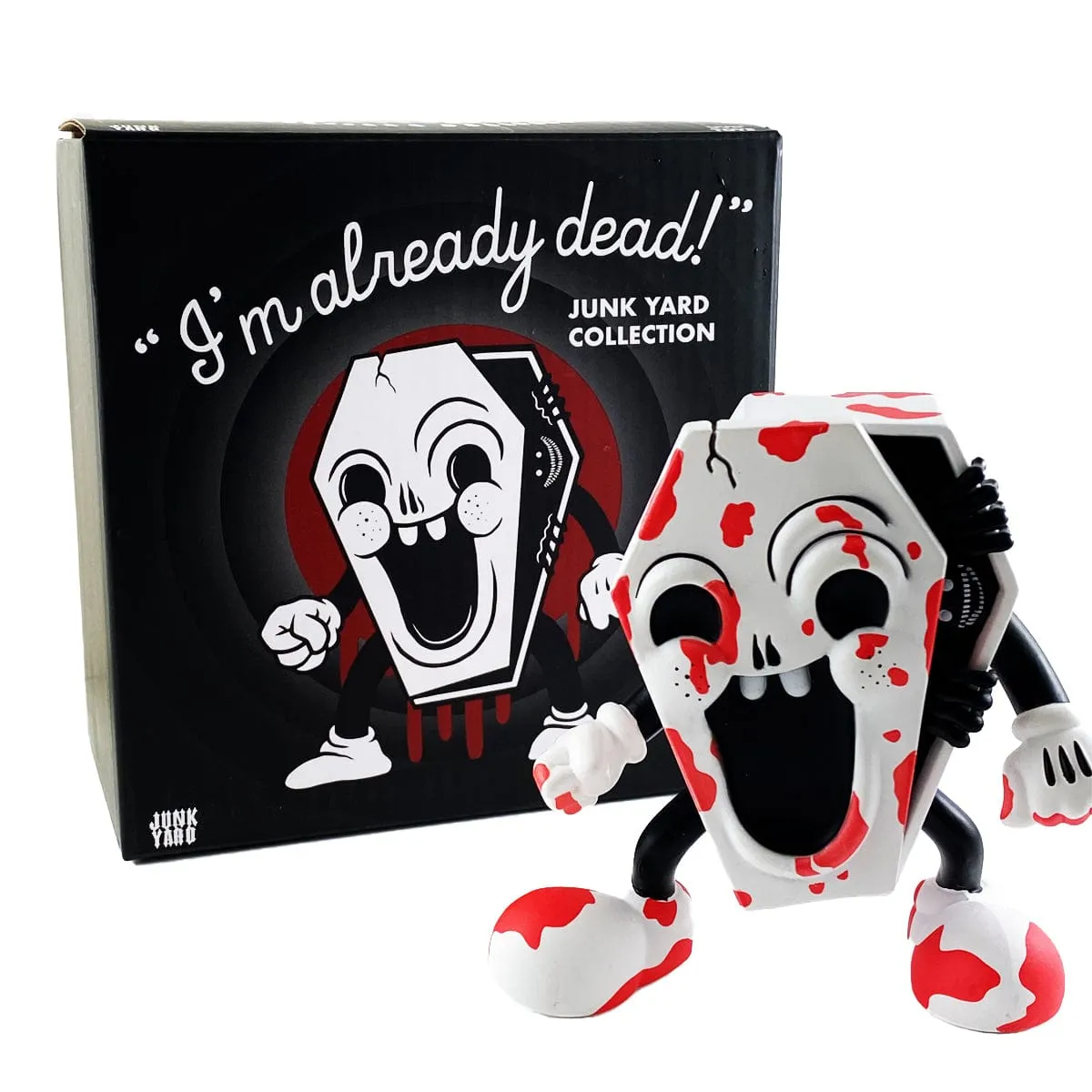 I'm Already Dead Blood Splatter Edition by UVD Toys x Junk Yard IamRetro Exclusive