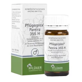 Improvement of symptoms Urinating, blood in urine, glucose in urine, PFLÜGERPLEX Pareira 355 H tablets