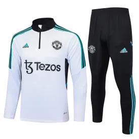 Manchester United Black and White Tracksuit