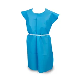 McKesson Patient Exam Gown, Blue, 30 X 42 Inch