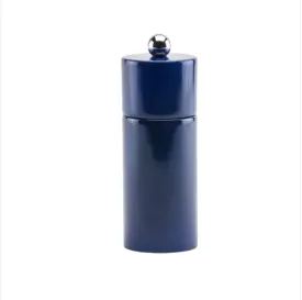 Navy Mini Column Salt or Pepper Grinder