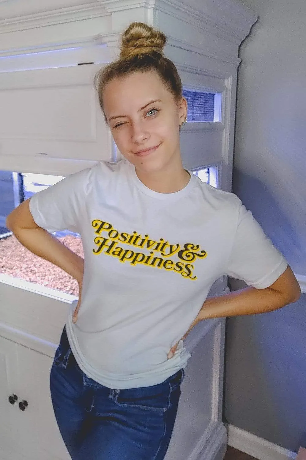 NOISYBUTTERS Exclusive 'Positivity & Happiness' Shirt