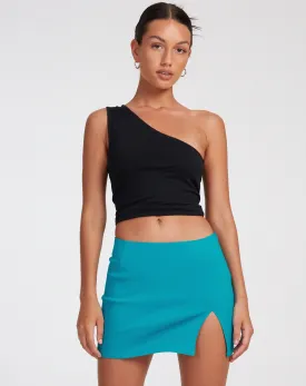 Pelma Mini Skirt in Tailoring Azure Blue