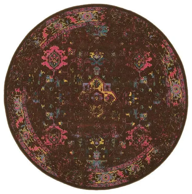 Revival 3689I Brown / Multi Rug