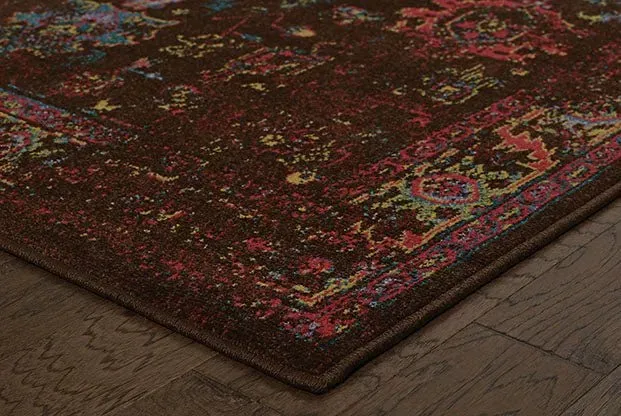 Revival 3689I Brown / Multi Rug