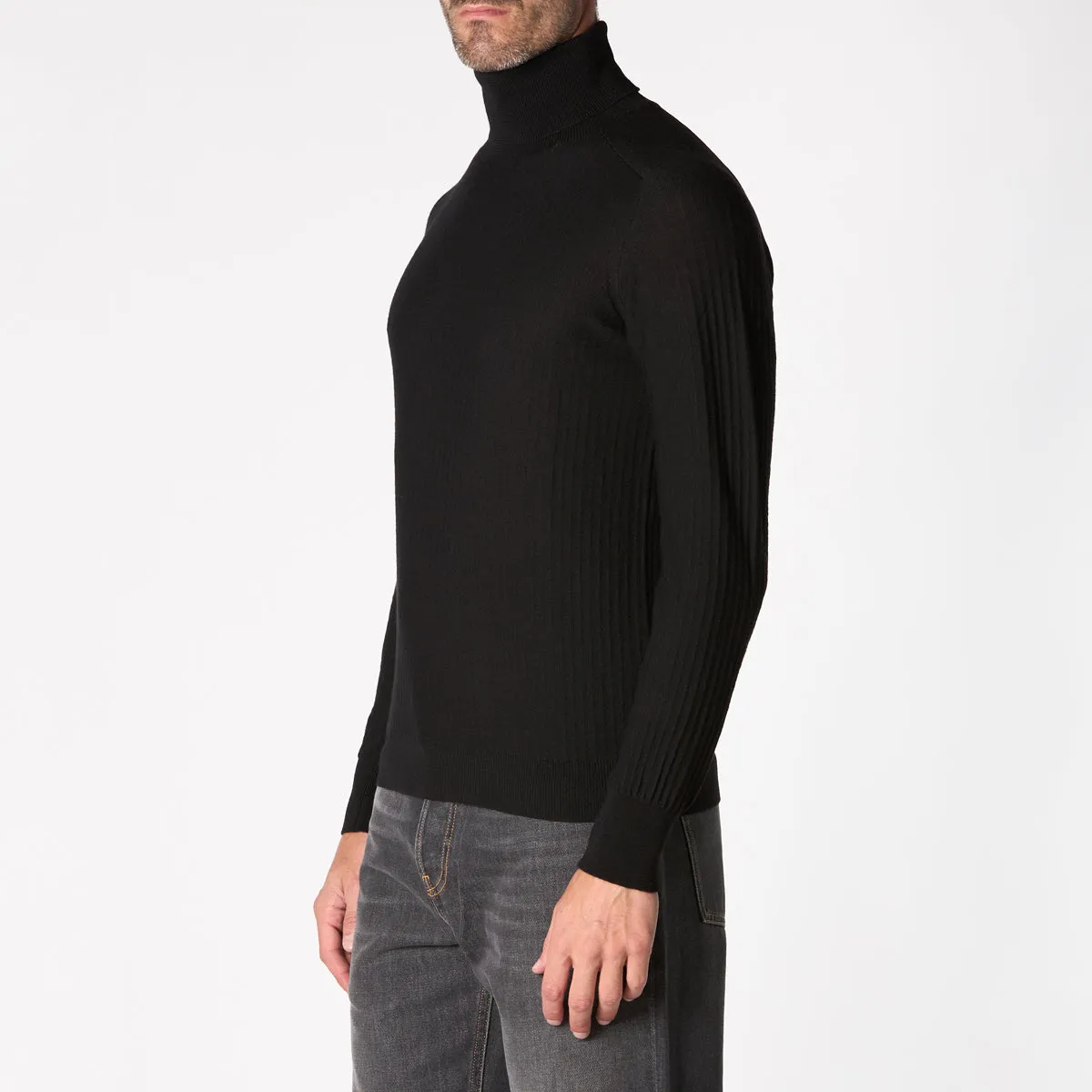 ROBERTO COLLINA SWEATER RA03003 09 BLACK