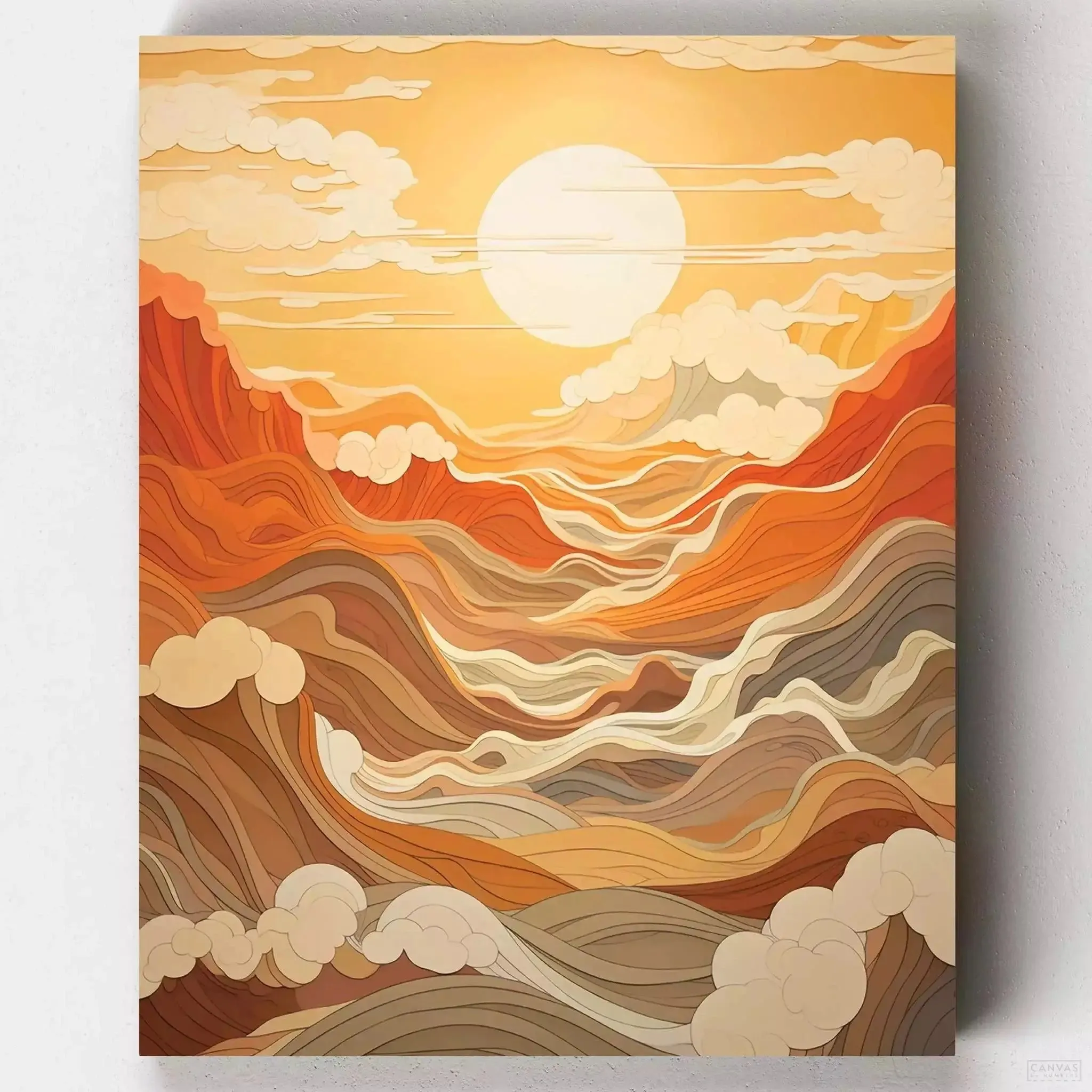 Sunkissed Waters - Paint by Numbers